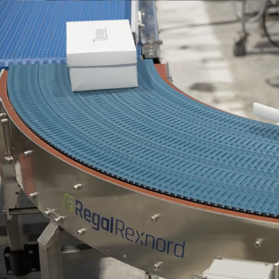 Rexnord 90°-os kanyarmodul