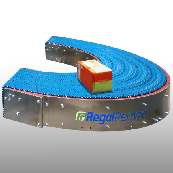 Rexnord 180°-os kanyarmodul