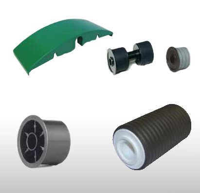 Visszavezető alkatrész zsanérlánchoz, modulhevederhez