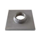 Rexnord TUBE END SQR 713 S40MM M16 SS támasztó alkatrész